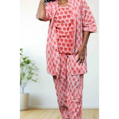 Pure Three Piece Co-ord Set For Women