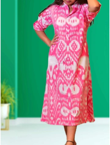 A-line Pink Dress For Women  A-line Pink Dress For Women data-sizes=