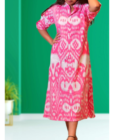 A-line Pink Dress For Women