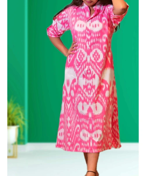 A-line Pink Dress For Women