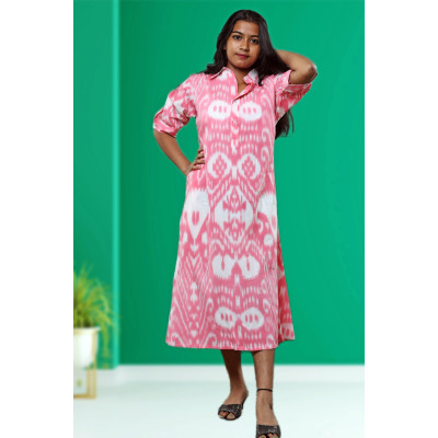 A-line Pink Dress For Women