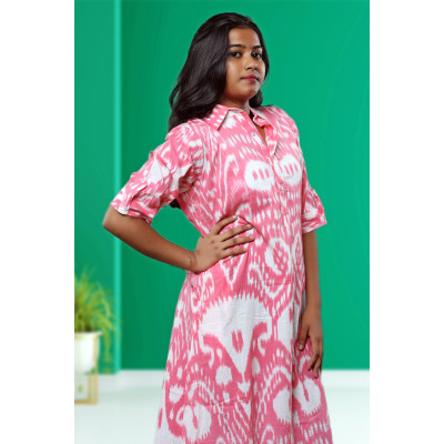 A-line Pink Dress For Women