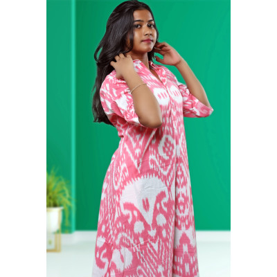 A-line Pink Dress For Women
